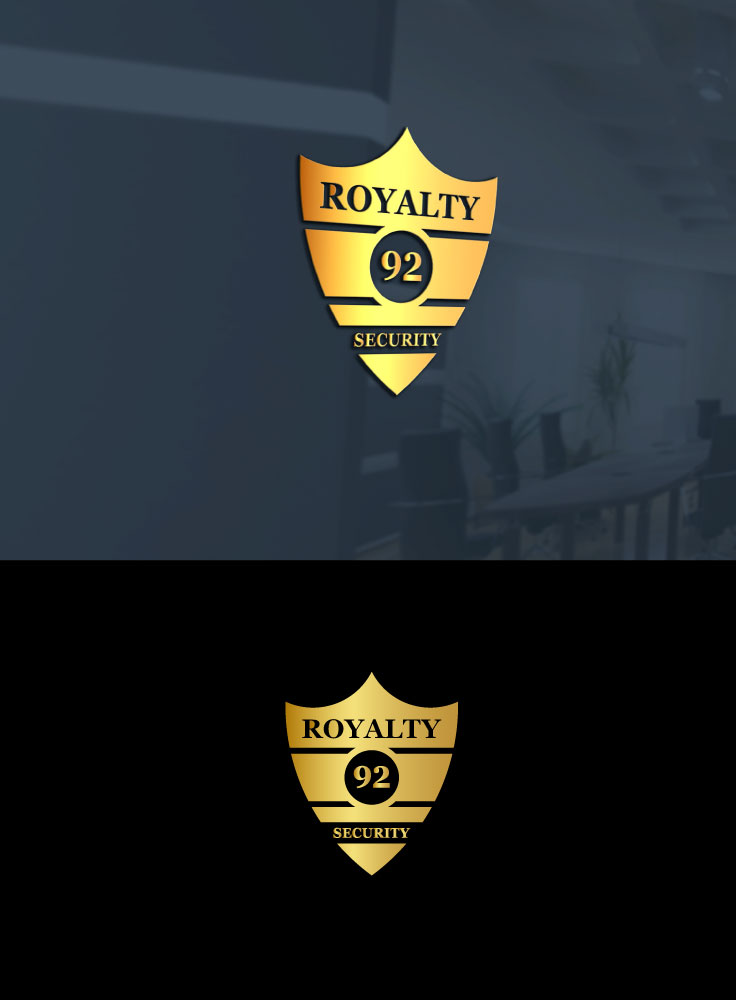 Logo Design by flora.c design for Royalty 92 Security | Design #31804933