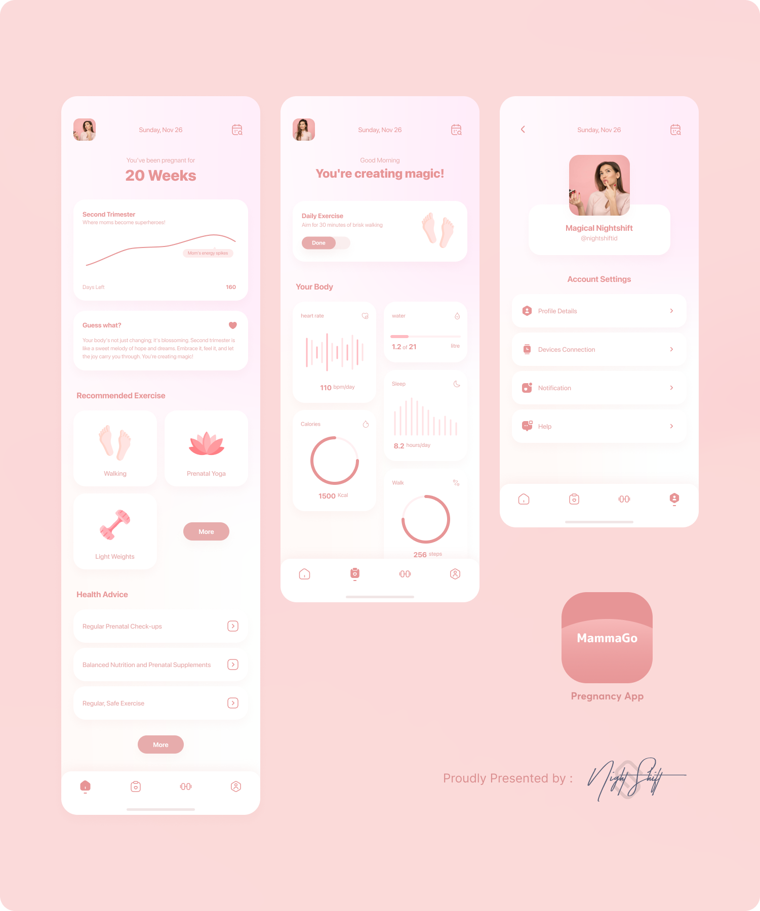 App Design by Night Shift for this project | Design #31822086