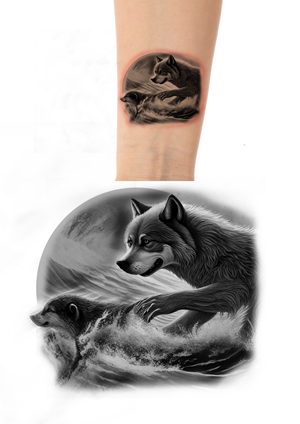 Tattoo Design by vidarshana 2 for this project | Design: #31812534