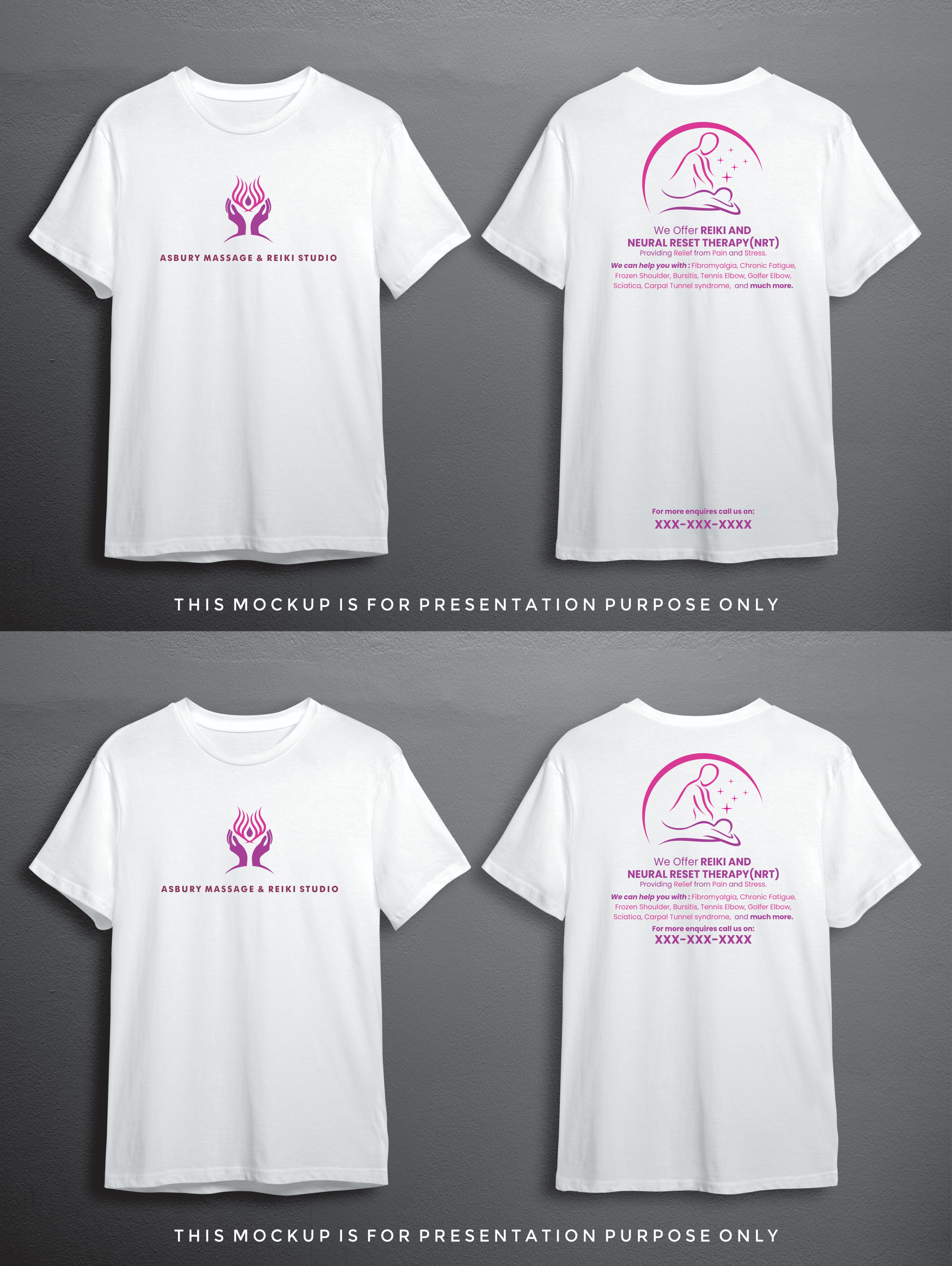 T-shirt Design by Mozez32 for Asbury Prenatal Massage Center | Design #31819423