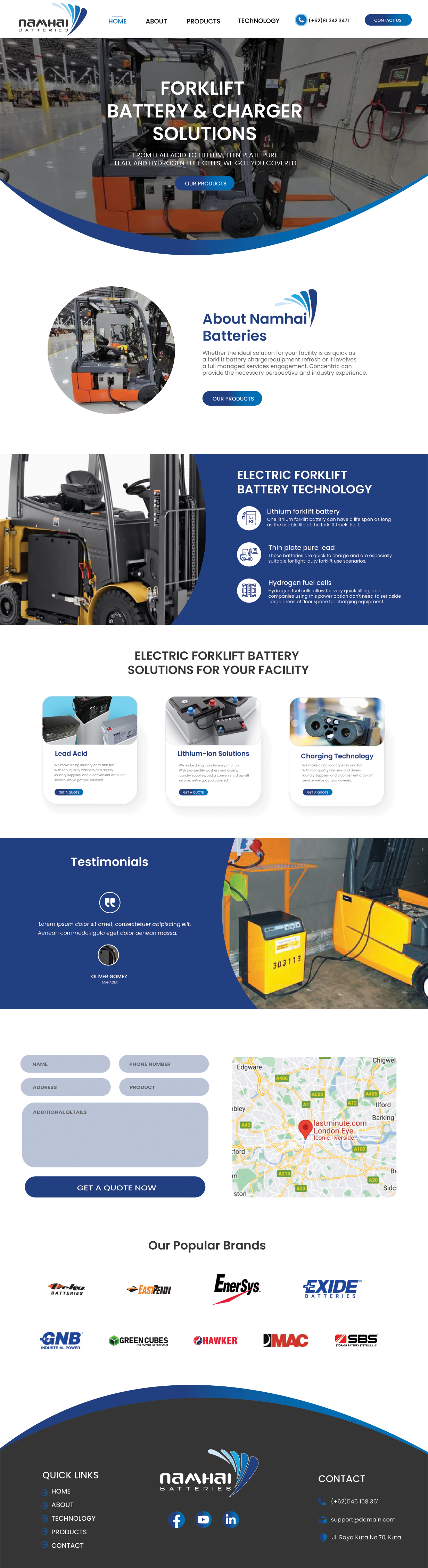 Web Design by WahDesign for NAMHAI  | Design #31814876