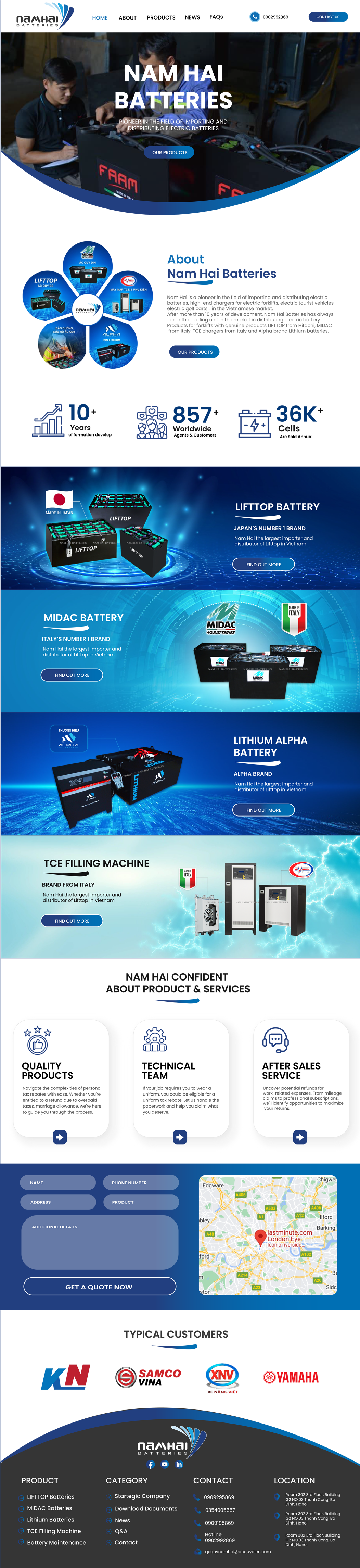 Web Design by WahDesign for NAMHAI  | Design #31815973