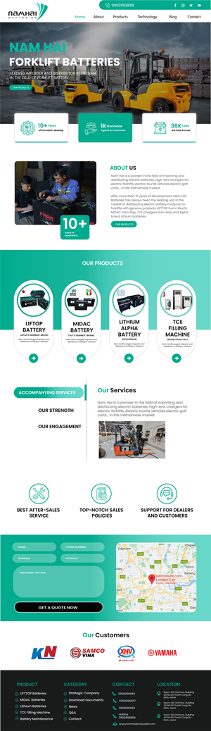 Web Design par WahDesign pour NAMHAI  | Design : #31959327