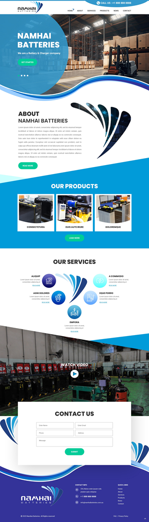 Web Design par pb pour NAMHAI  | Design : #31815930