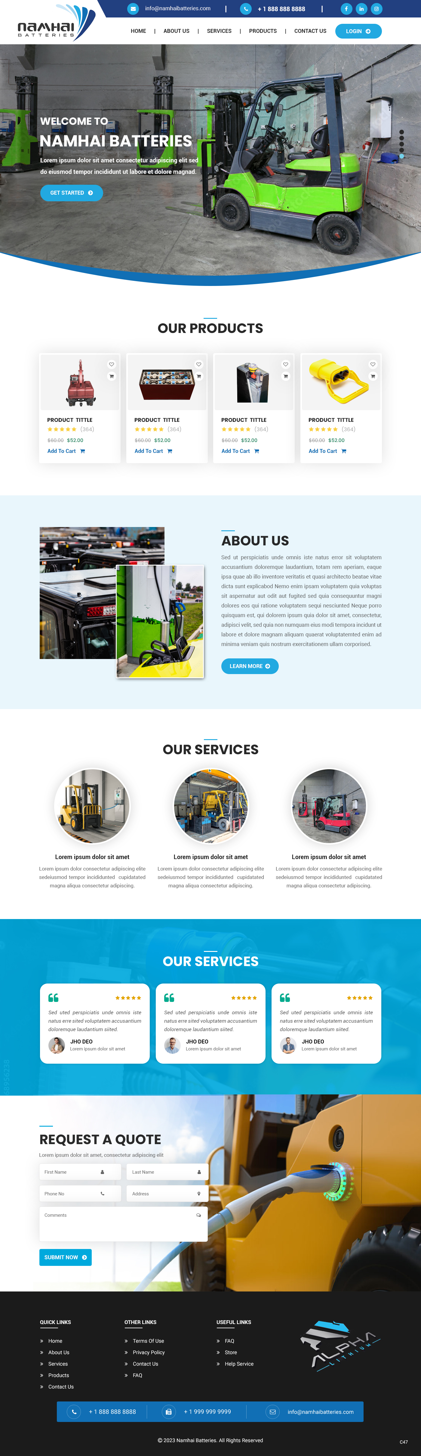 Diseño Web por pb para NAMHAI  | Diseño #31815934