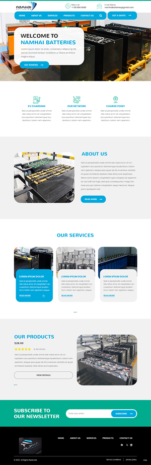 Web Design par pb pour NAMHAI  | Design : #31815943