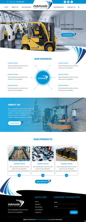 Web Design par pb pour NAMHAI  | Design : #31815945