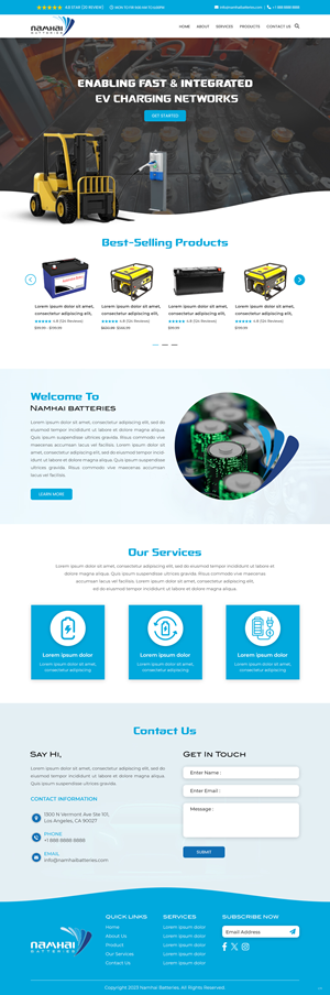 Web Design par pb pour NAMHAI  | Design : #31815946