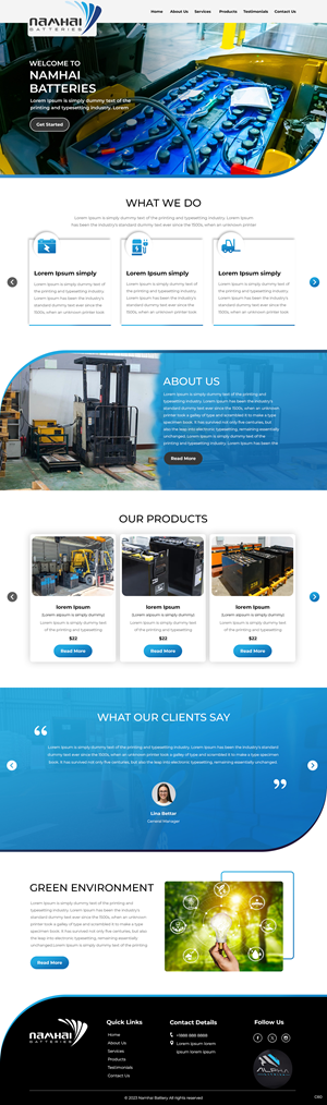 Web Design par pb pour NAMHAI  | Design : #31822865