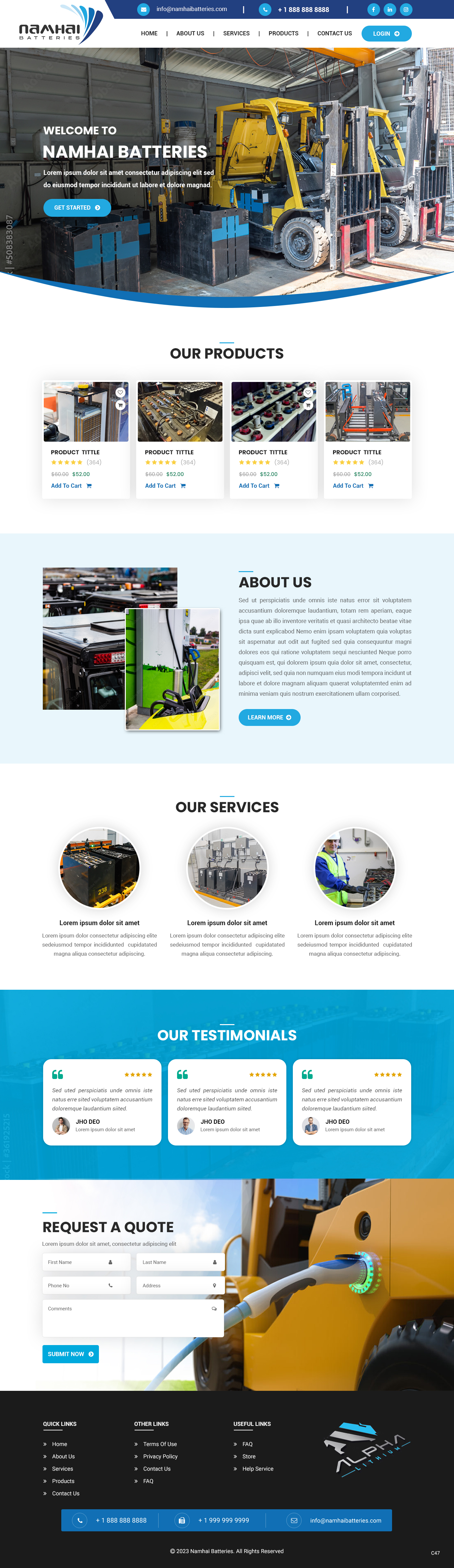 Web Design by pb for NAMHAI  | Design #31822866