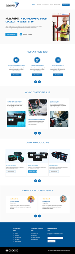 Web Design par Creations Box 2015 pour NAMHAI  | Design #31813814