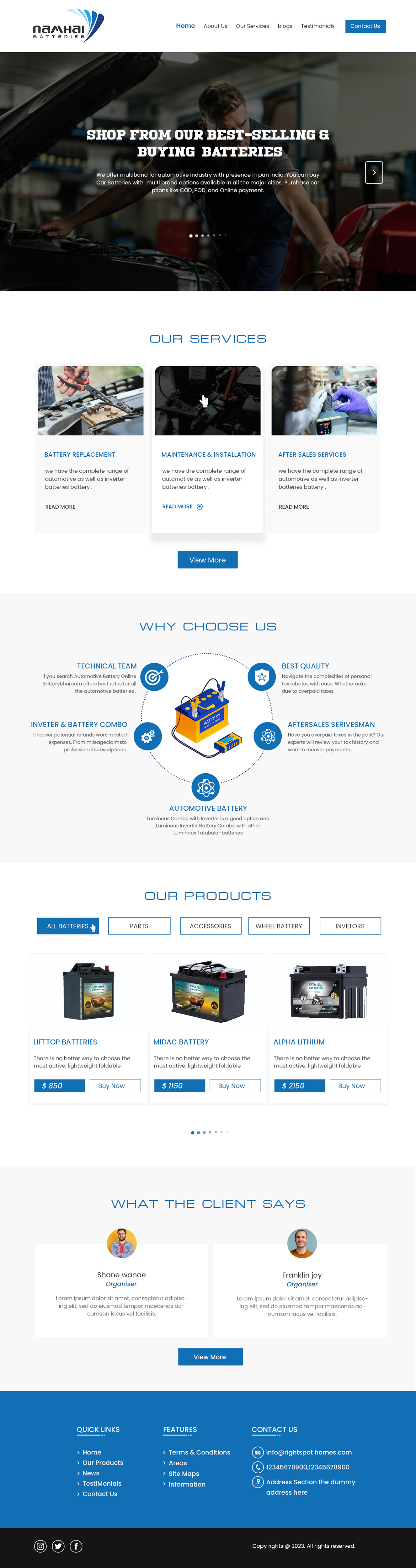 Web Design by Creations Box 2015 for NAMHAI  | Design #31813815