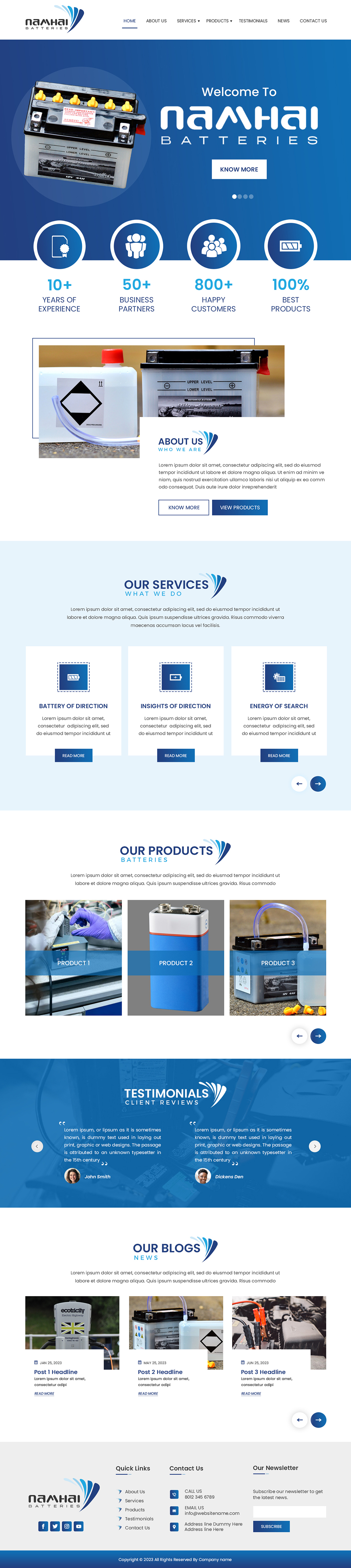 Web Design by Creations Box 2015 for NAMHAI  | Design #31813819