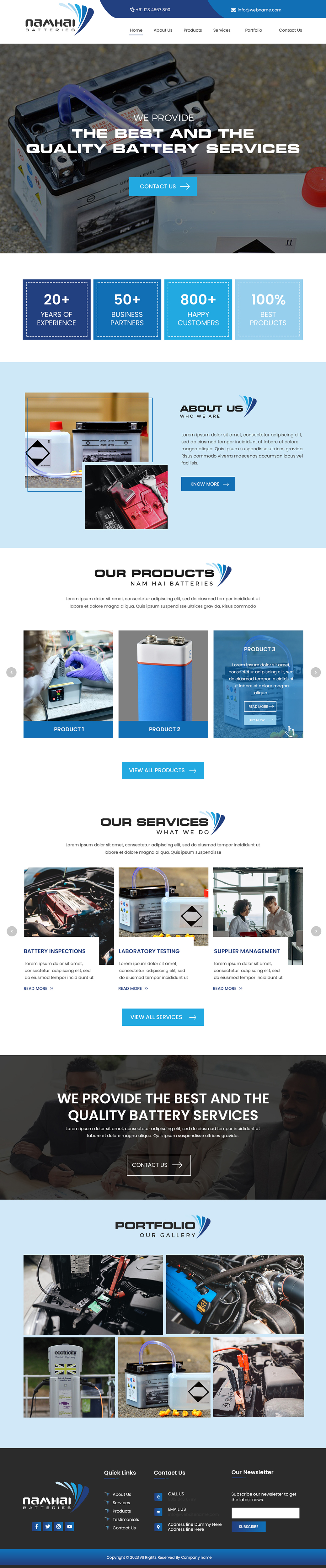Diseño Web por Creations Box 2015 para NAMHAI  | Diseño #31814271