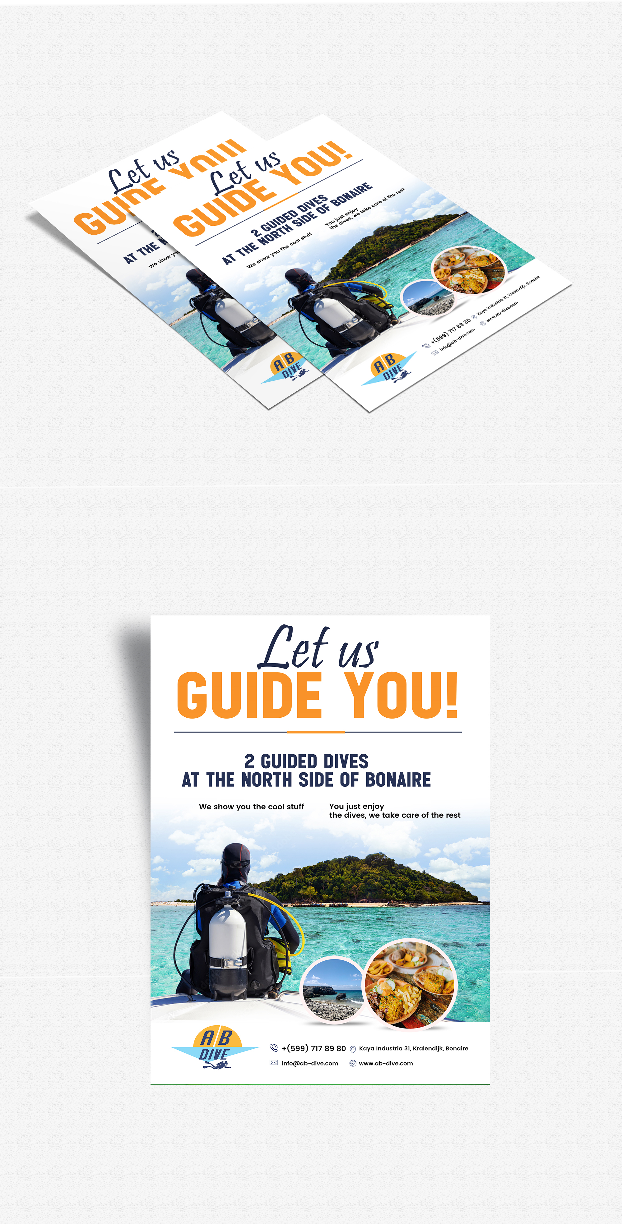 Flyer Design by Design Motion for AB Dive | Design #31822389