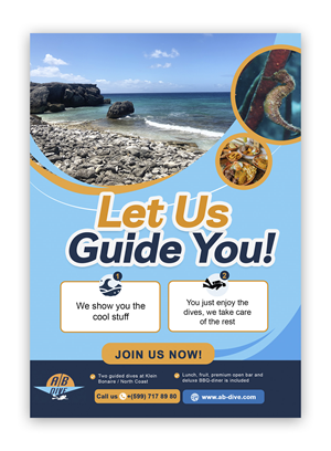 Flyer Design by DeriMH for AB Dive | Design: #31832449