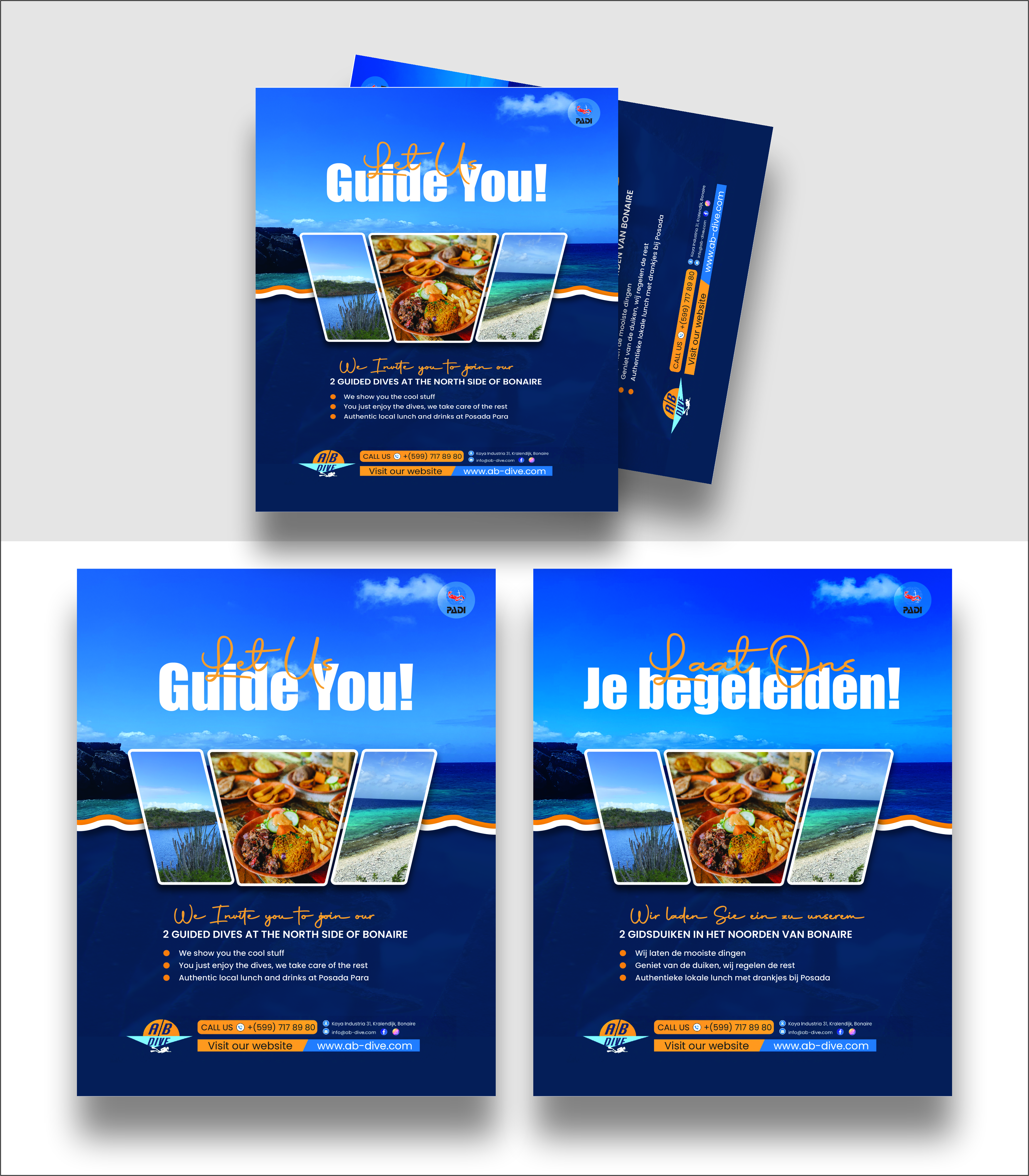 Flyer Design by Nel. for AB Dive | Design #31828288