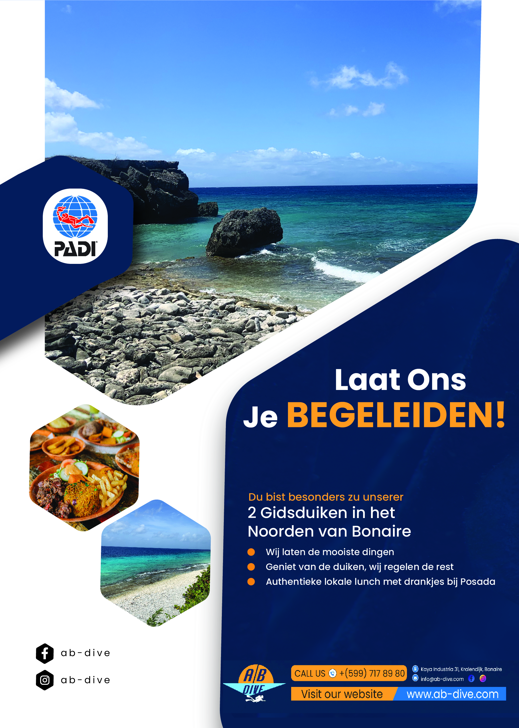 Flyer Design by Nel. for AB Dive | Design #31834828