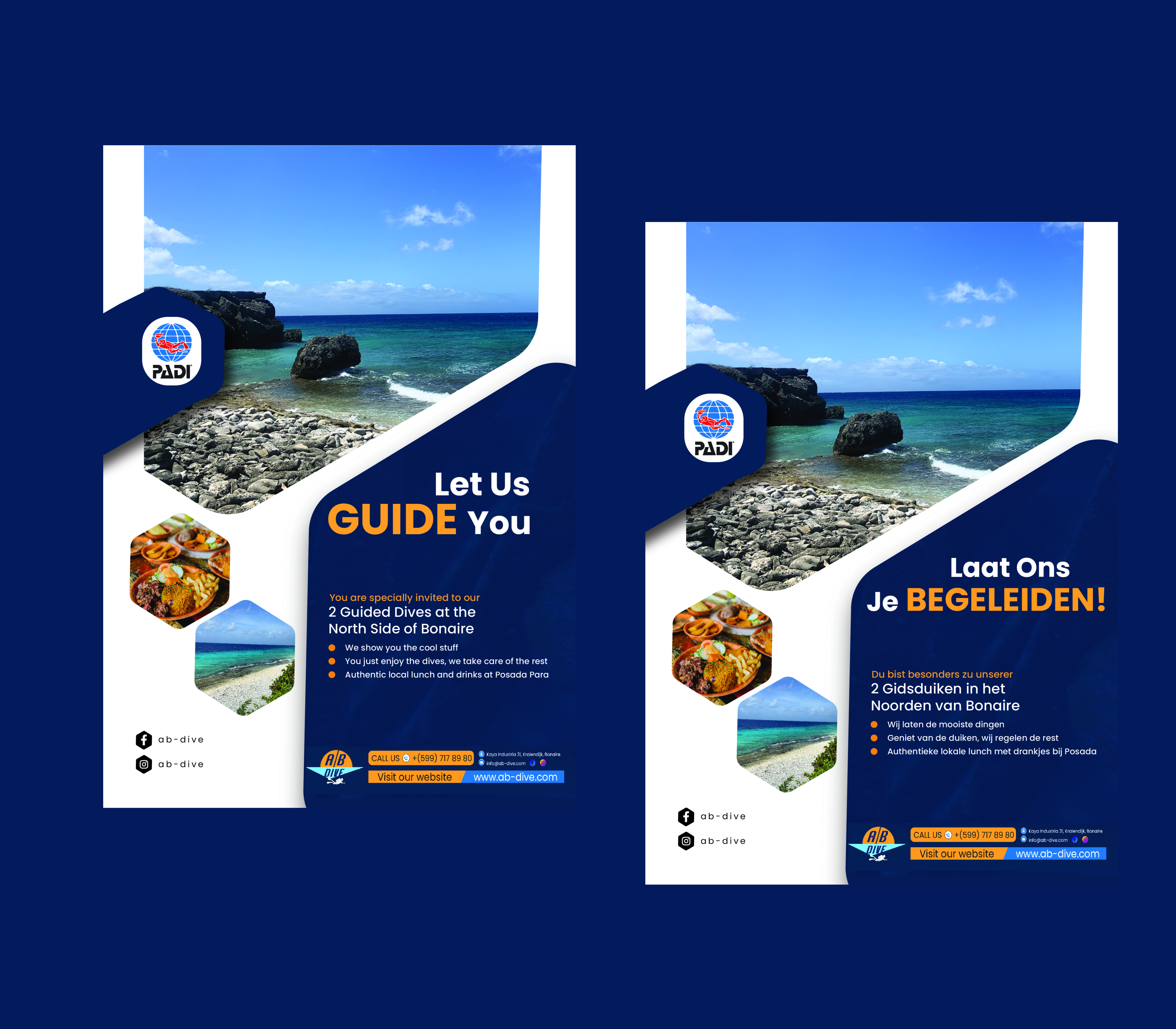 Flyer Design by Nel. for AB Dive | Design #31834840