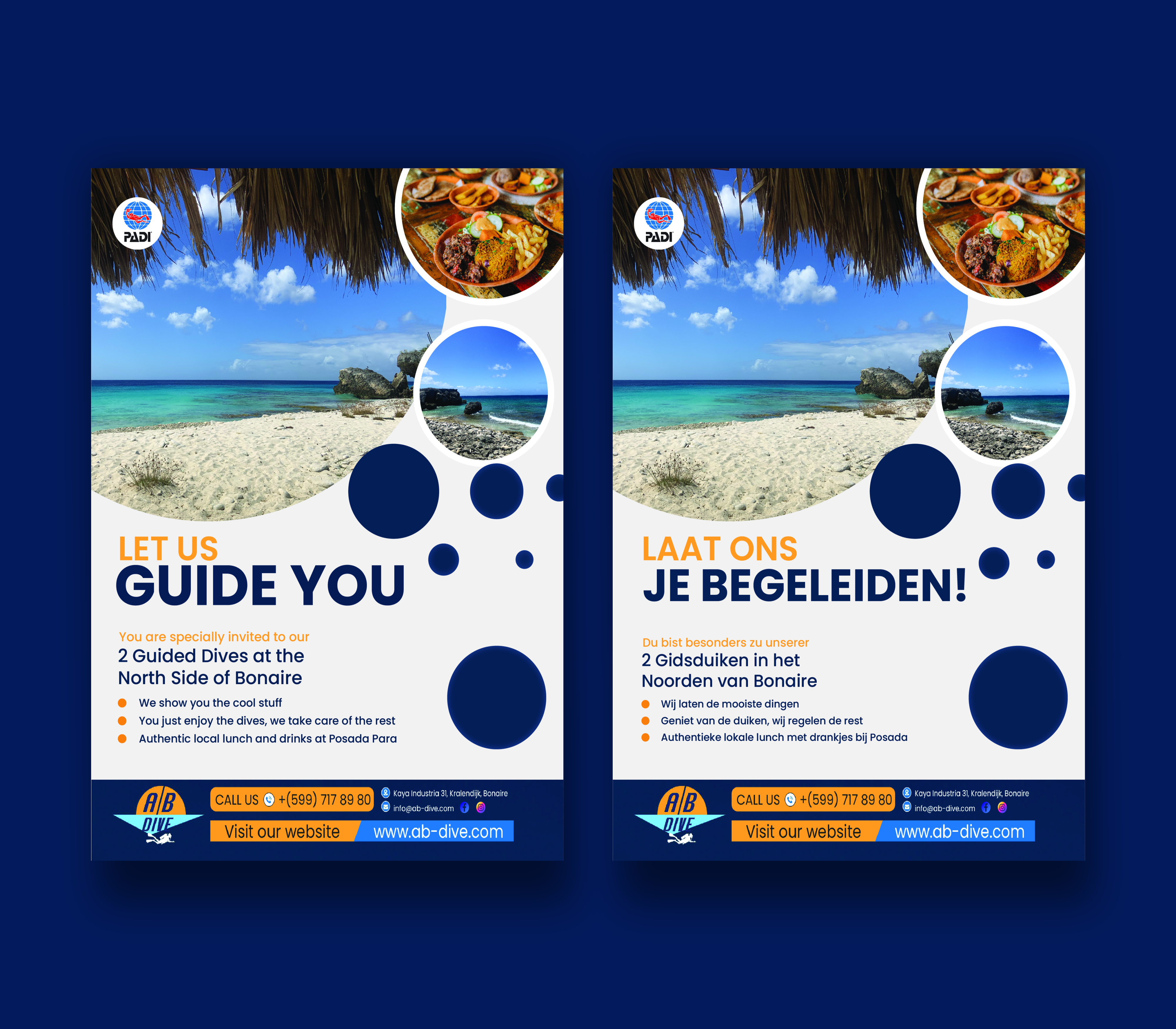 Flyer Design by Nel. for AB Dive | Design #31834852