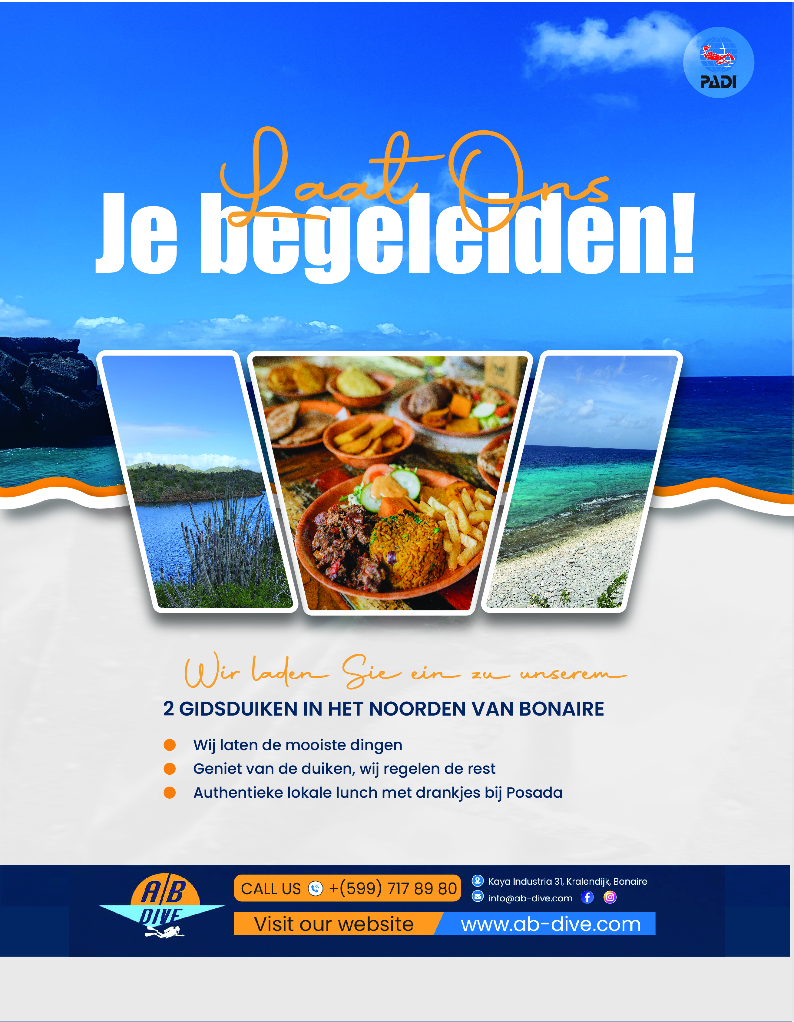 Flyer Design by Nel. for AB Dive | Design #31834869