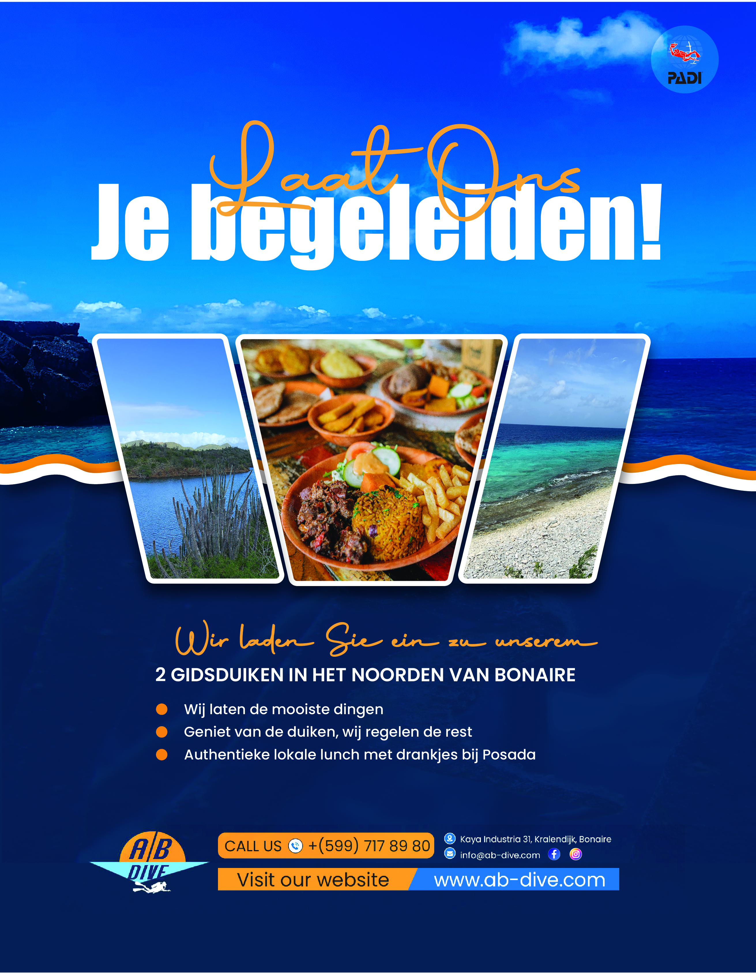 Flyer Design by Nel. for AB Dive | Design #31834871