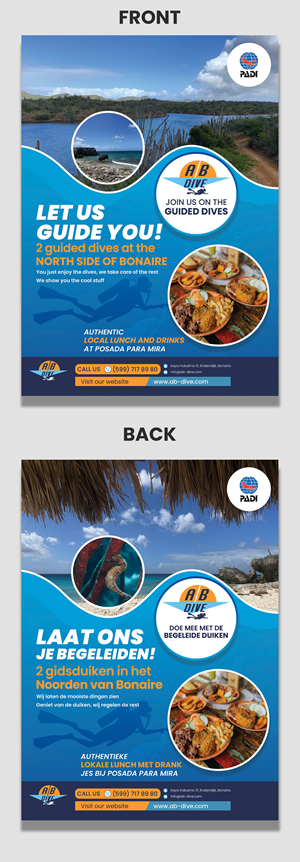 Design de Flyer par Mi17design pour AB Dive | Design #31834139