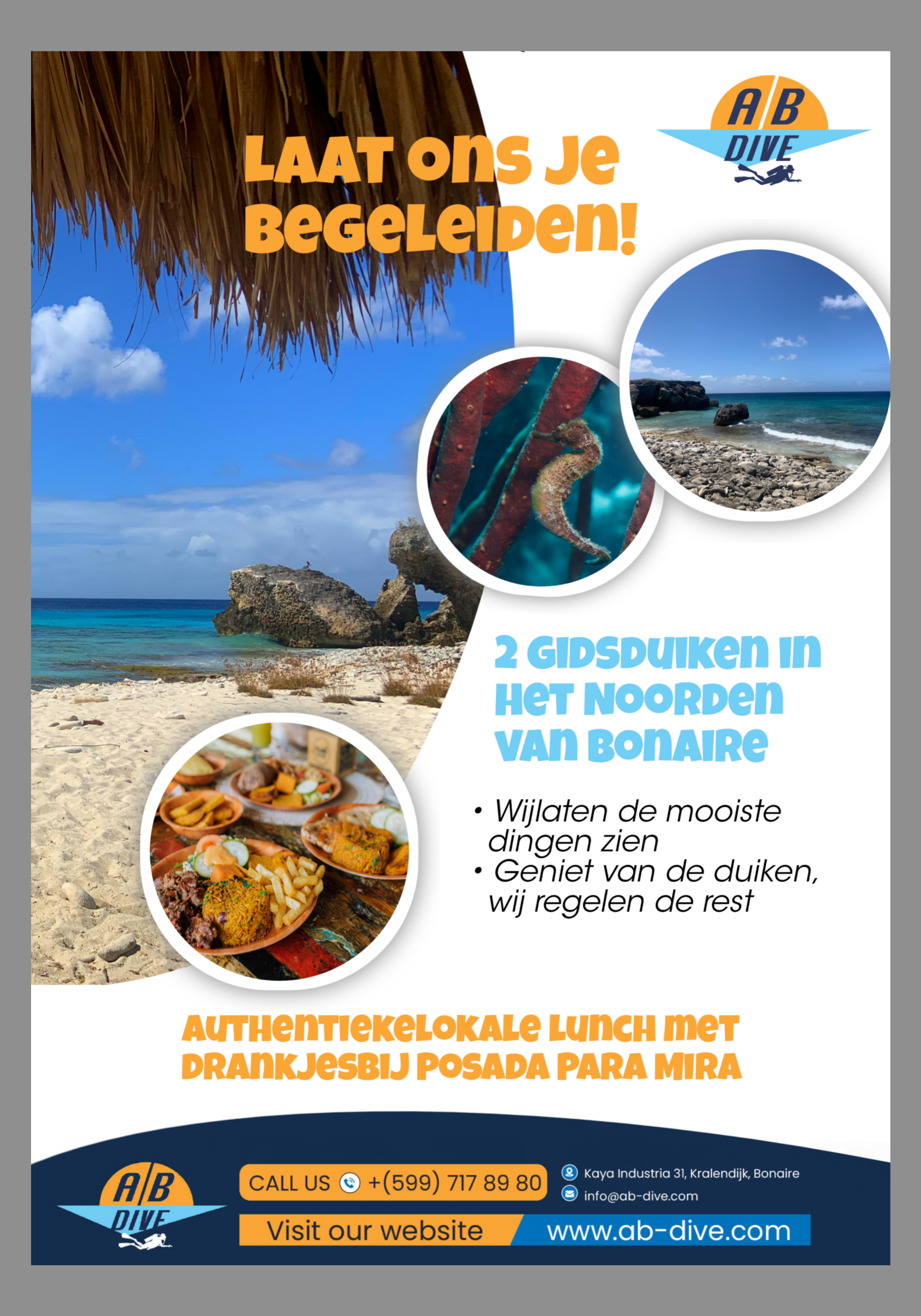 Flyer Design by Justice Smith for AB Dive | Design #31829744