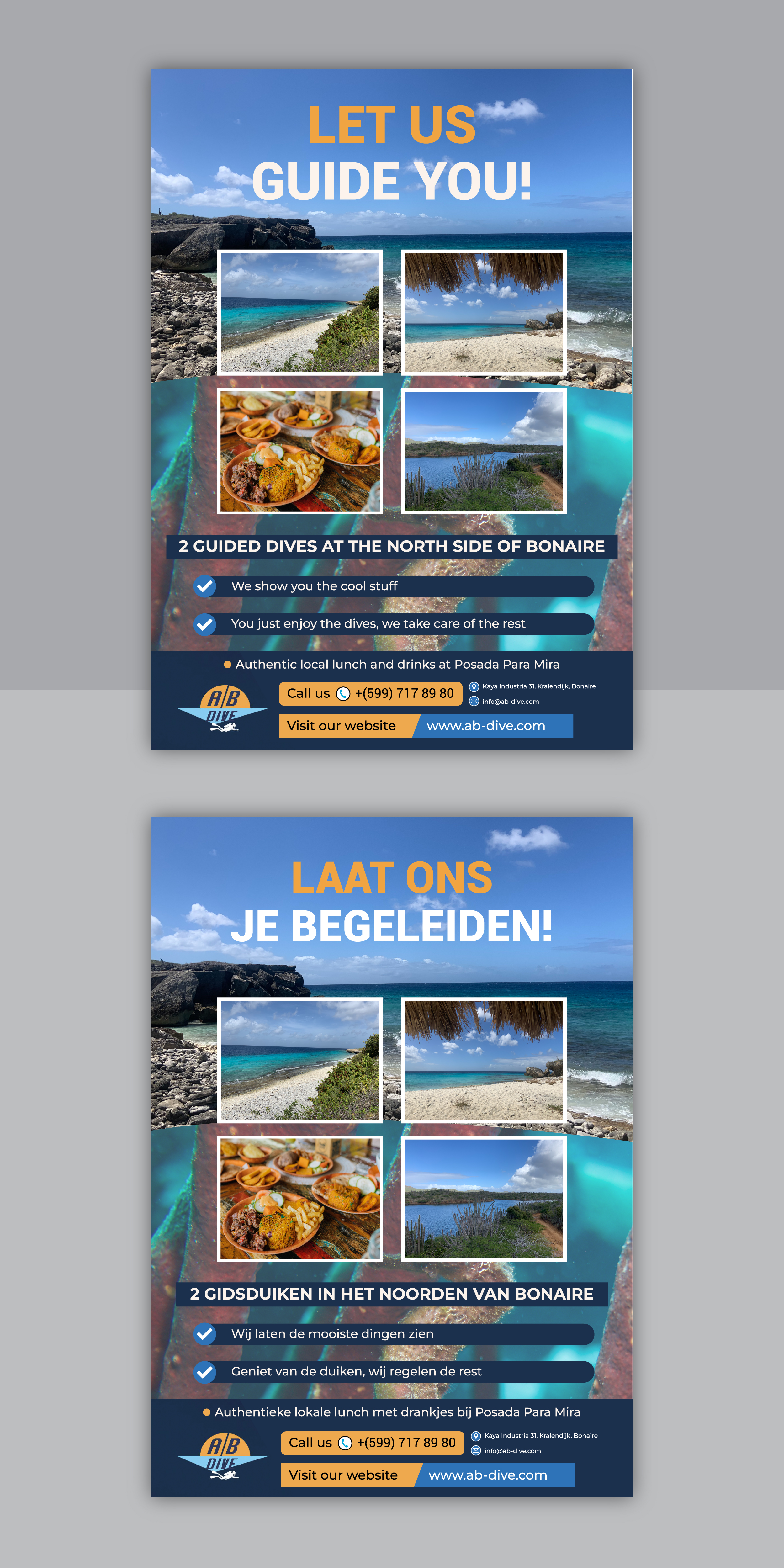 Flyer Design by Rifu Graphics for AB Dive | Design #31815079