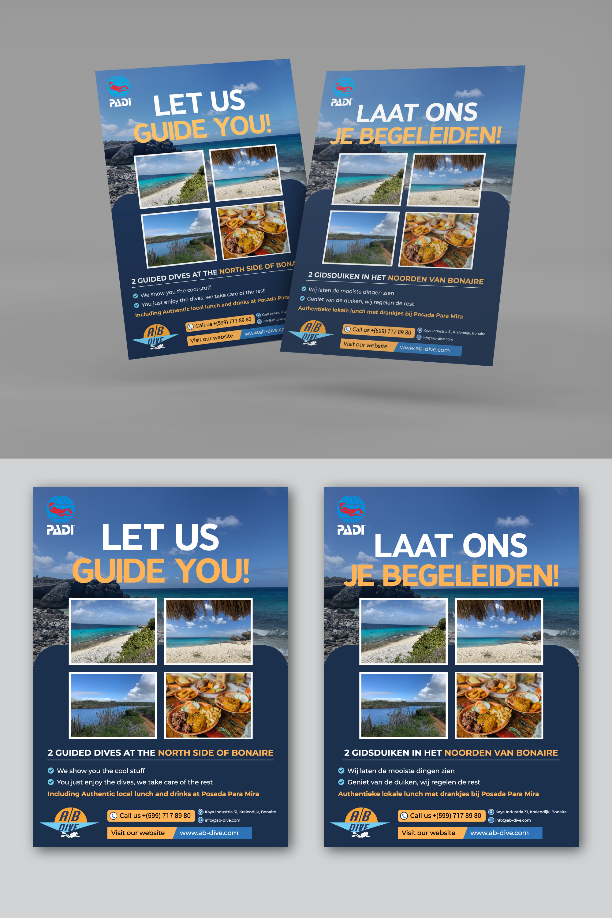 Flyer Design by Rifu Graphics for AB Dive | Design #31816833