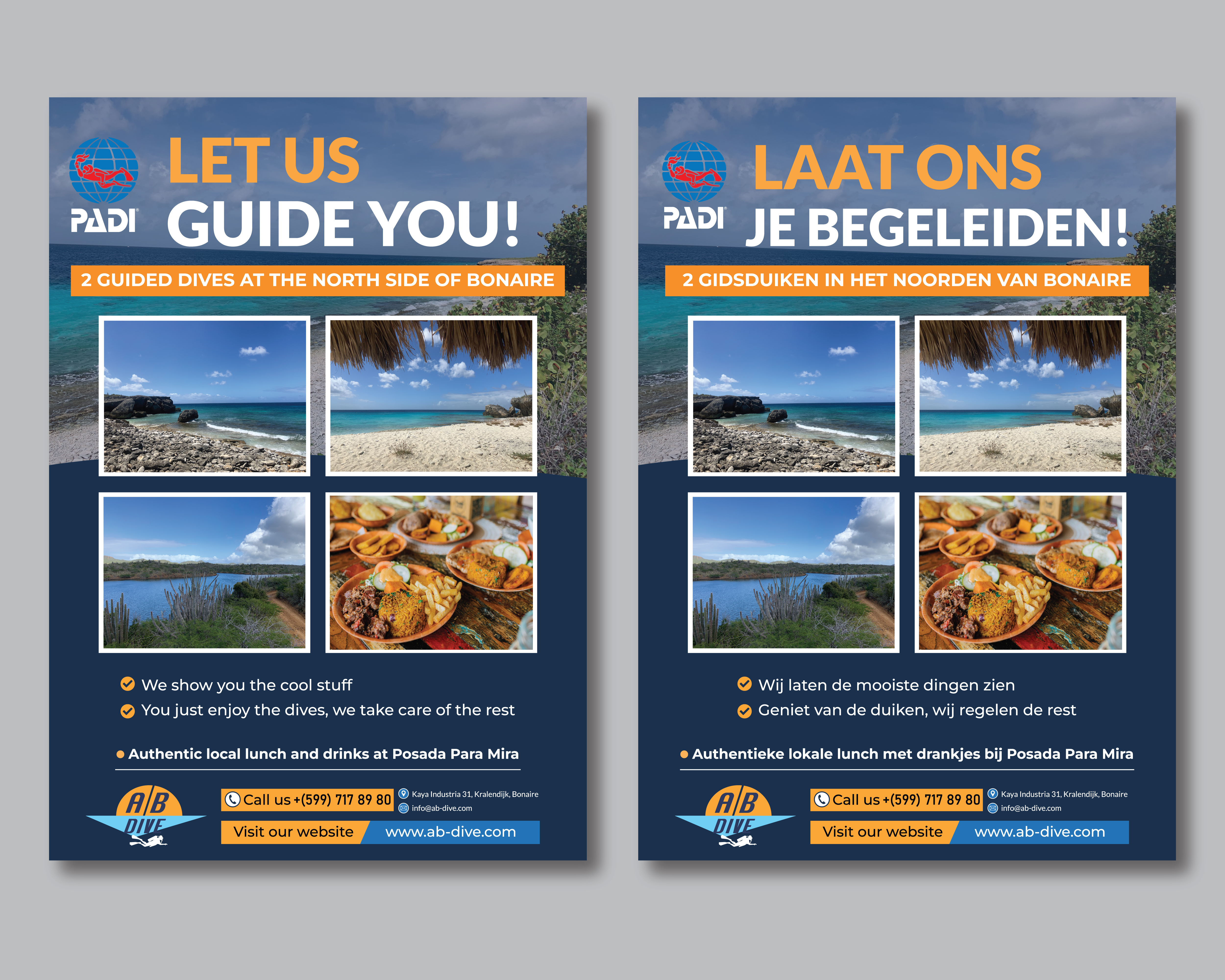 Flyer Design by Rifu Graphics for AB Dive | Design #31823290