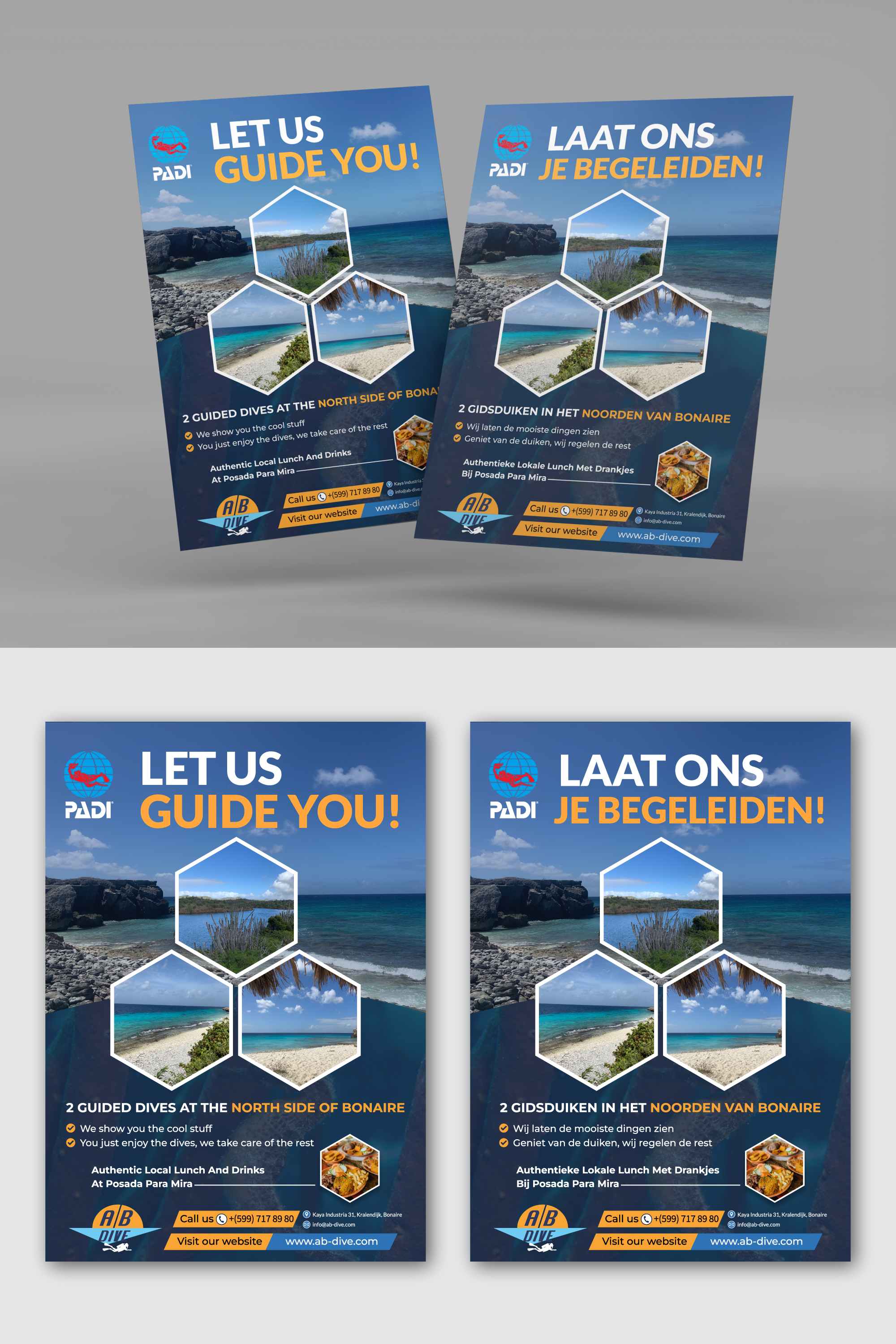 Flyer Design by Rifu Graphics for AB Dive | Design #31827179