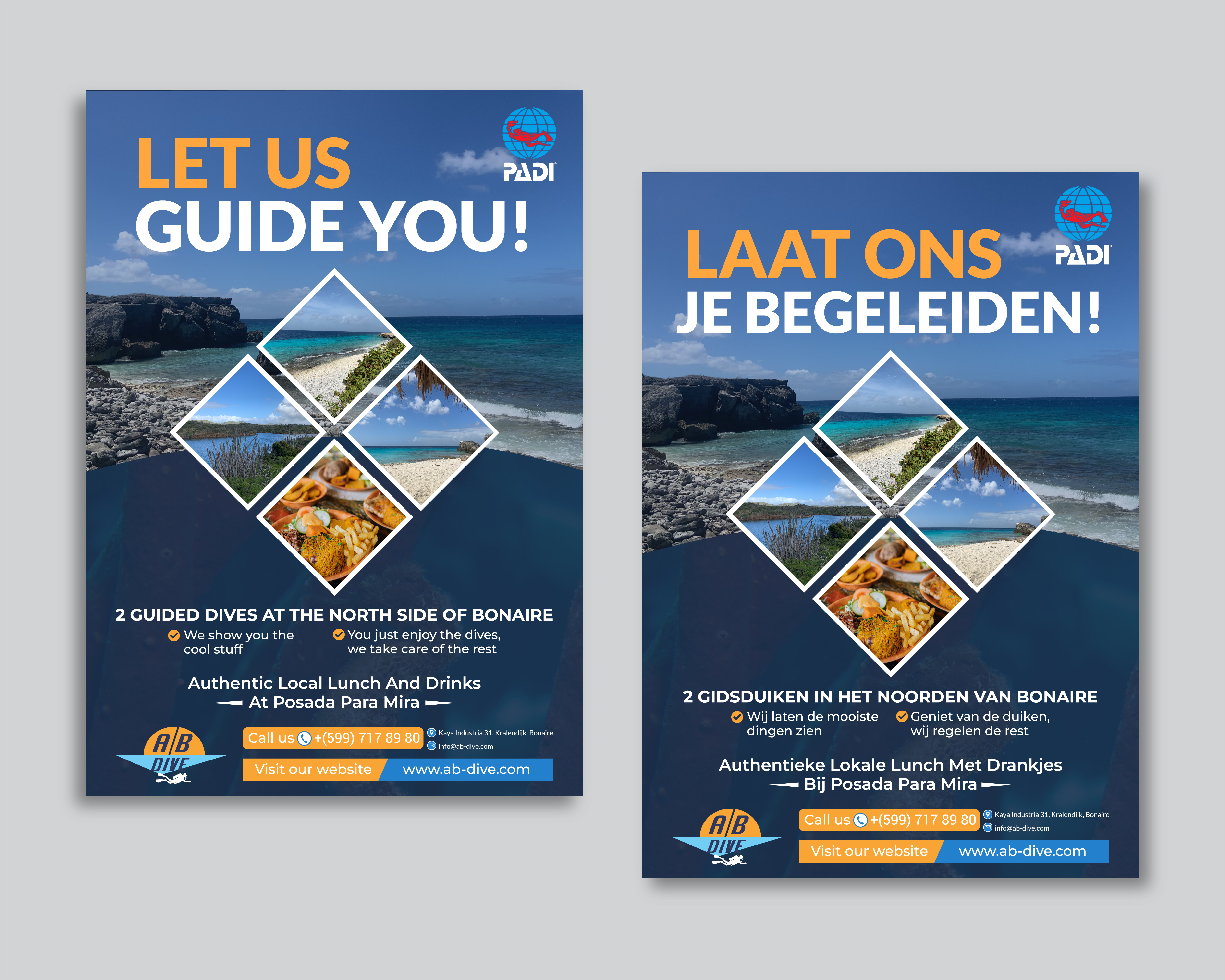 Flyer Design by Rifu Graphics for AB Dive | Design #31827342