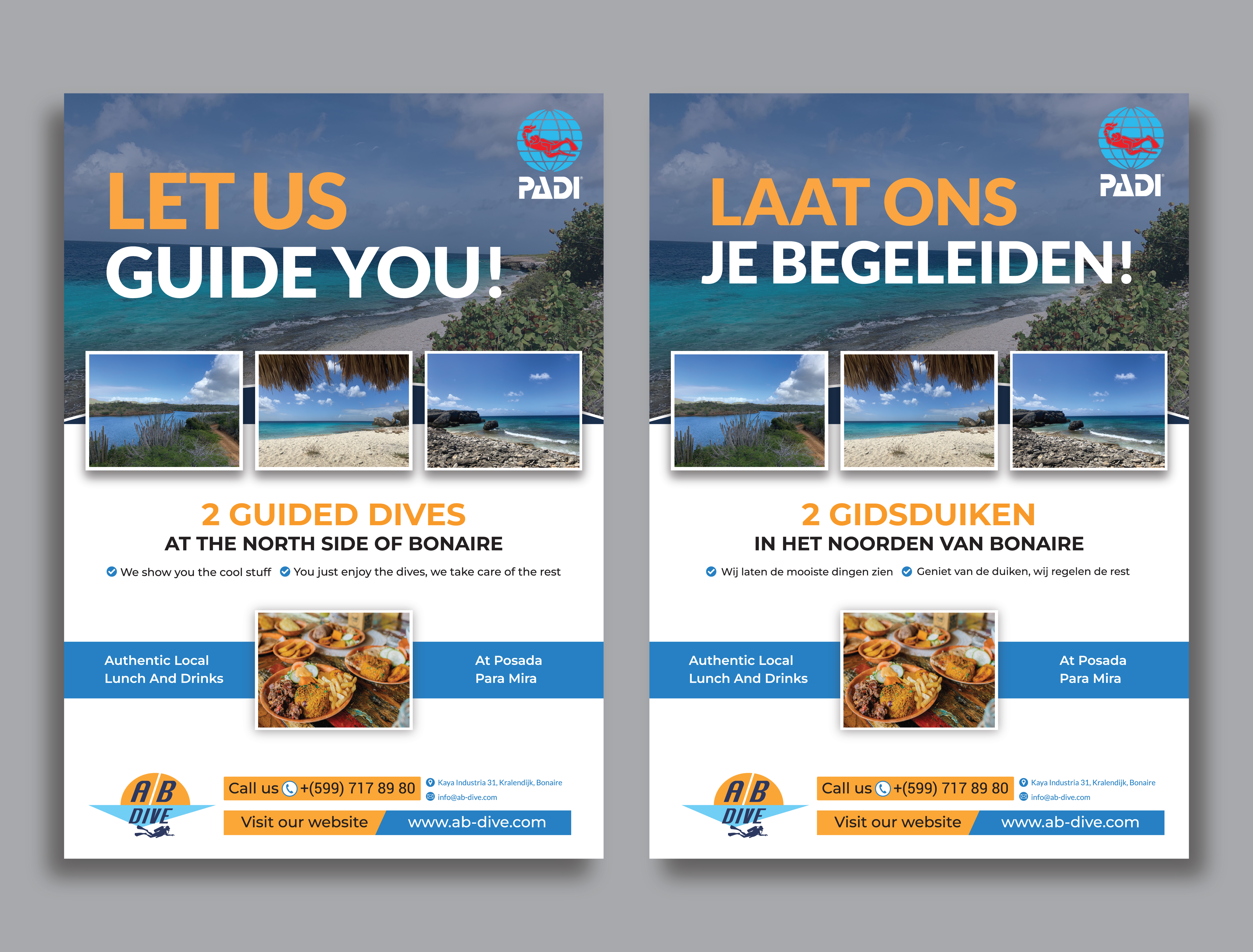 Flyer Design by Rifu Graphics for AB Dive | Design #31832548