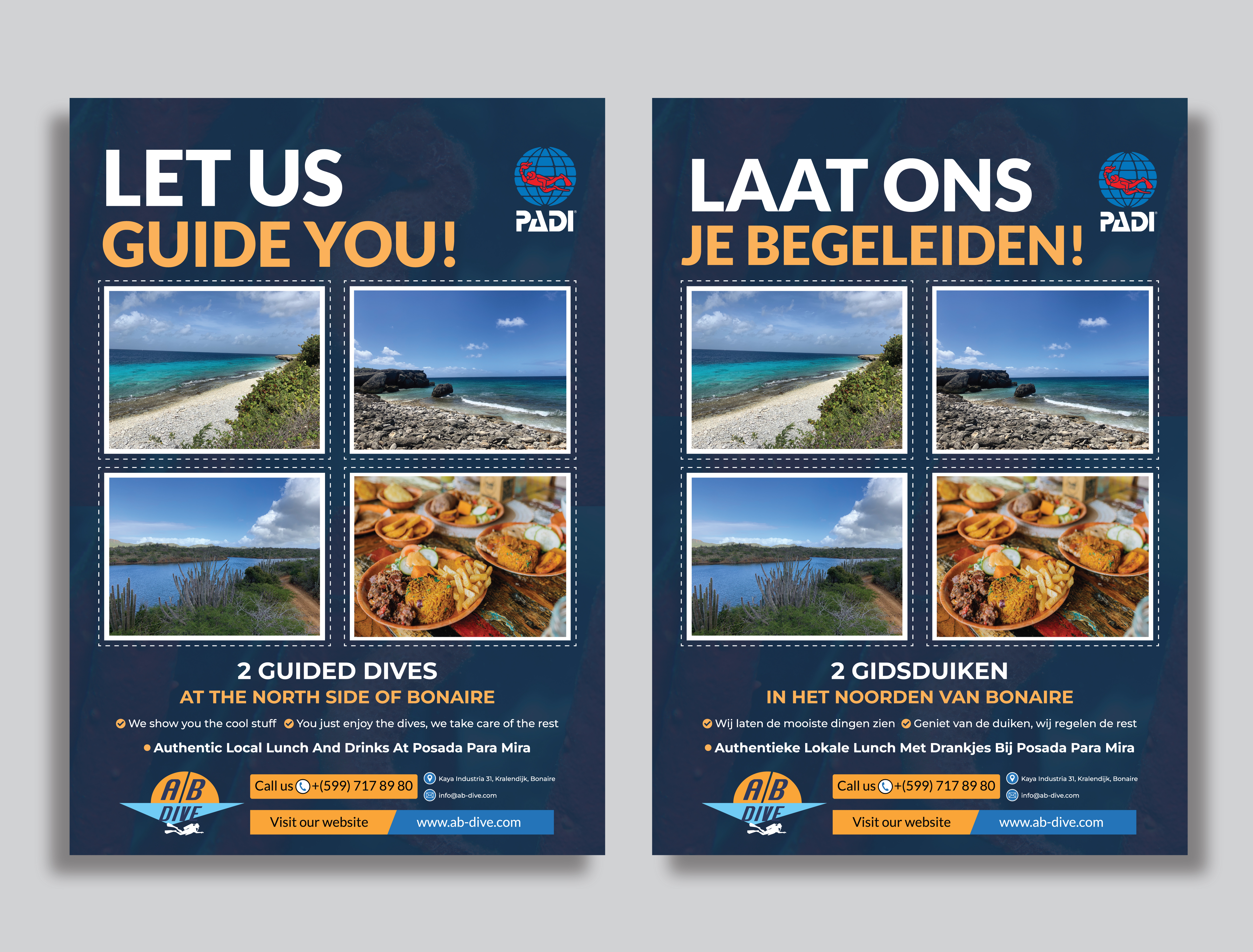 Flyer Design by Rifu Graphics for AB Dive | Design #31832965