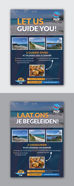 Flyer Design by Rifu Graphics for AB Dive | Design: #31833564