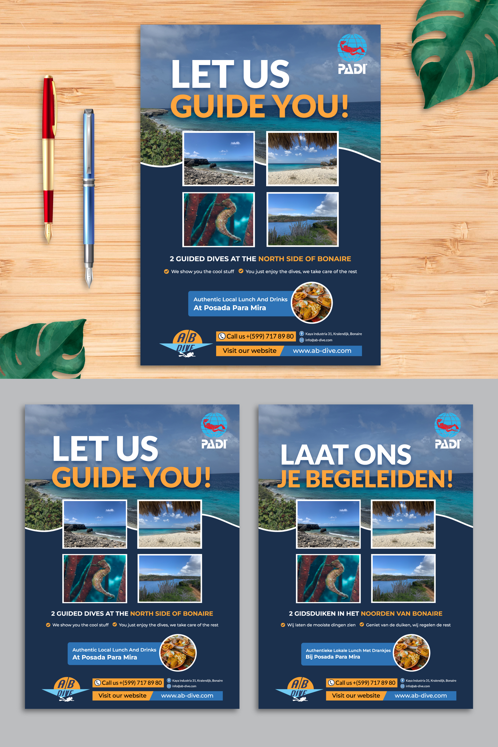 Flyer Design by Rifu Graphics for AB Dive | Design #31834087