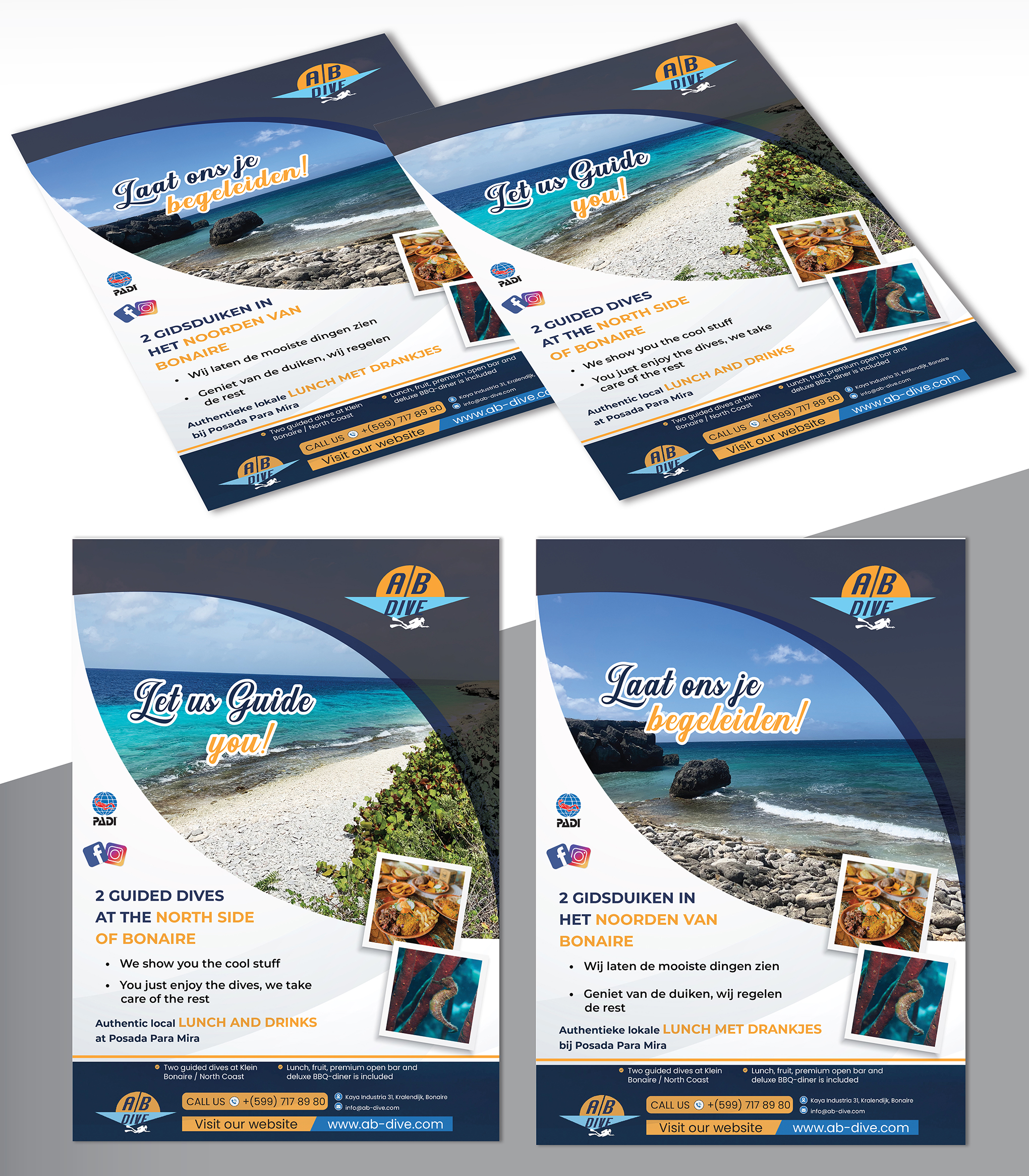 Flyer Design by creativemood438 for AB Dive | Design #31820775