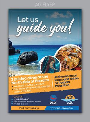 Design de Flyer par Impressive Sol pour AB Dive | Design #31821408