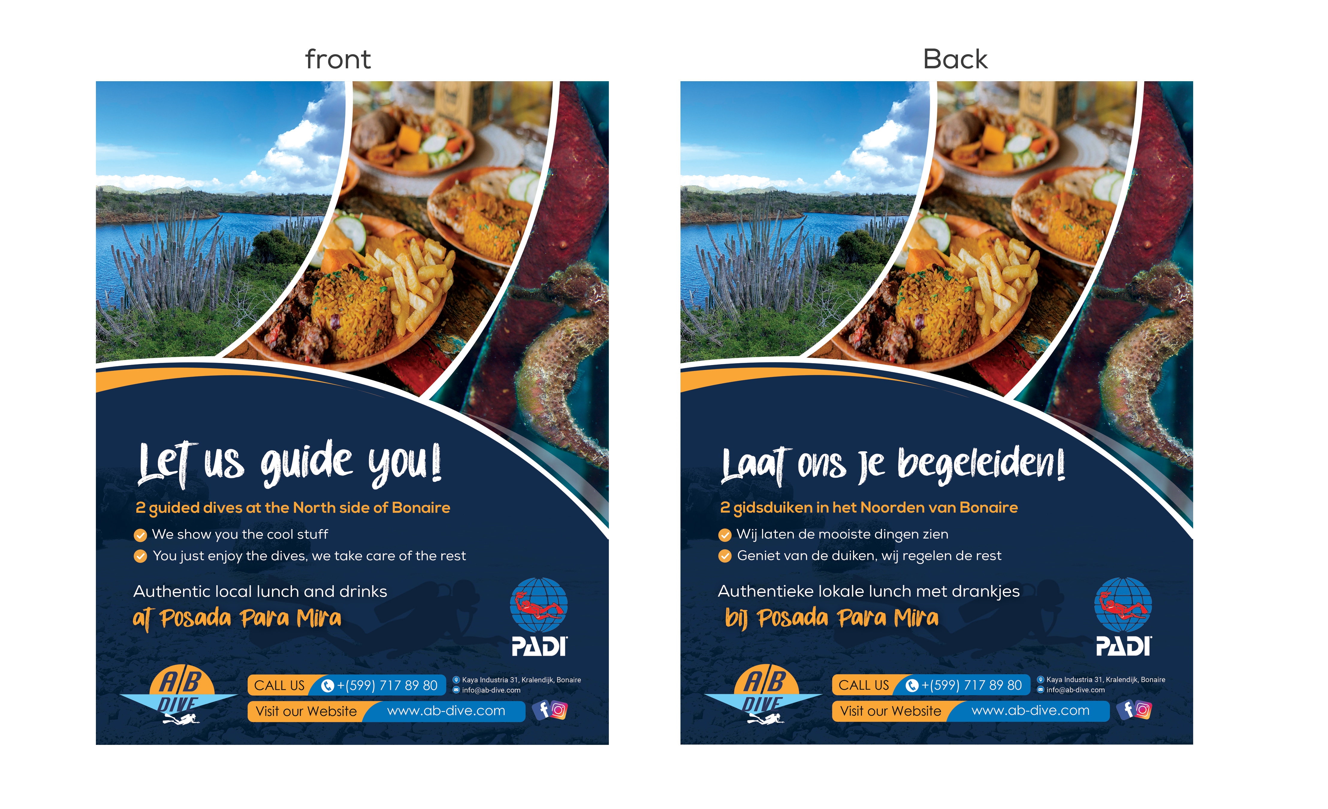 Flyer Design by Stan$oul for AB Dive | Design #31814646