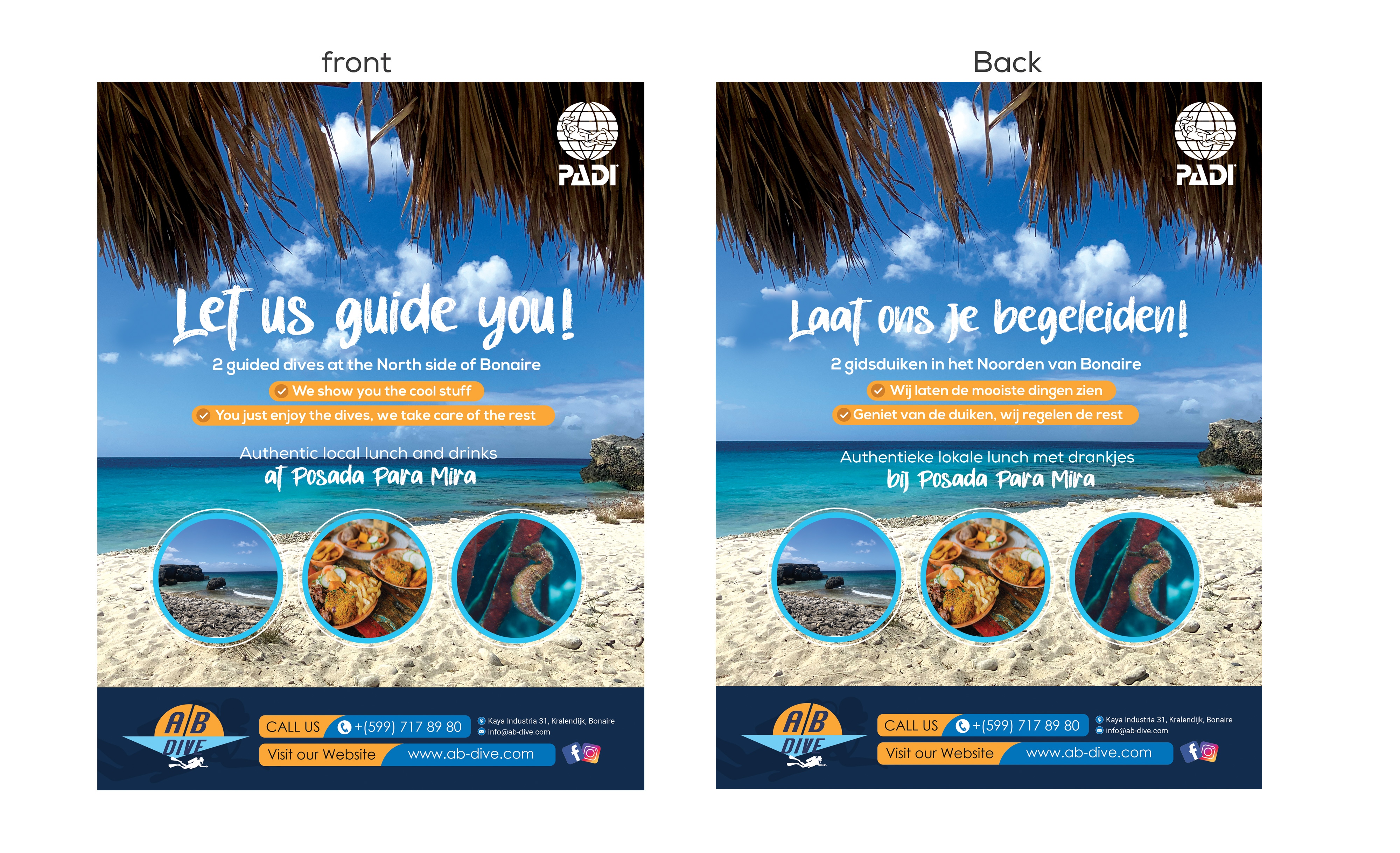 Flyer Design by Stan$oul for AB Dive | Design #31814737