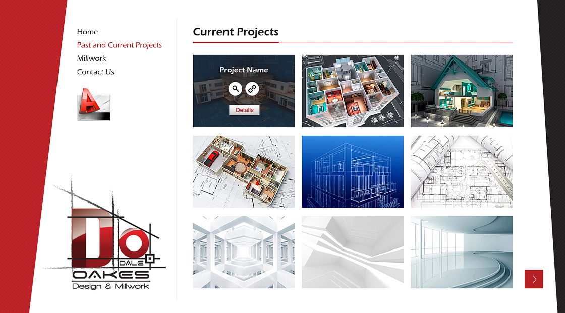 Web Design par Latest Design Ideas pour Oakes Design & Millwork | Design #3136865