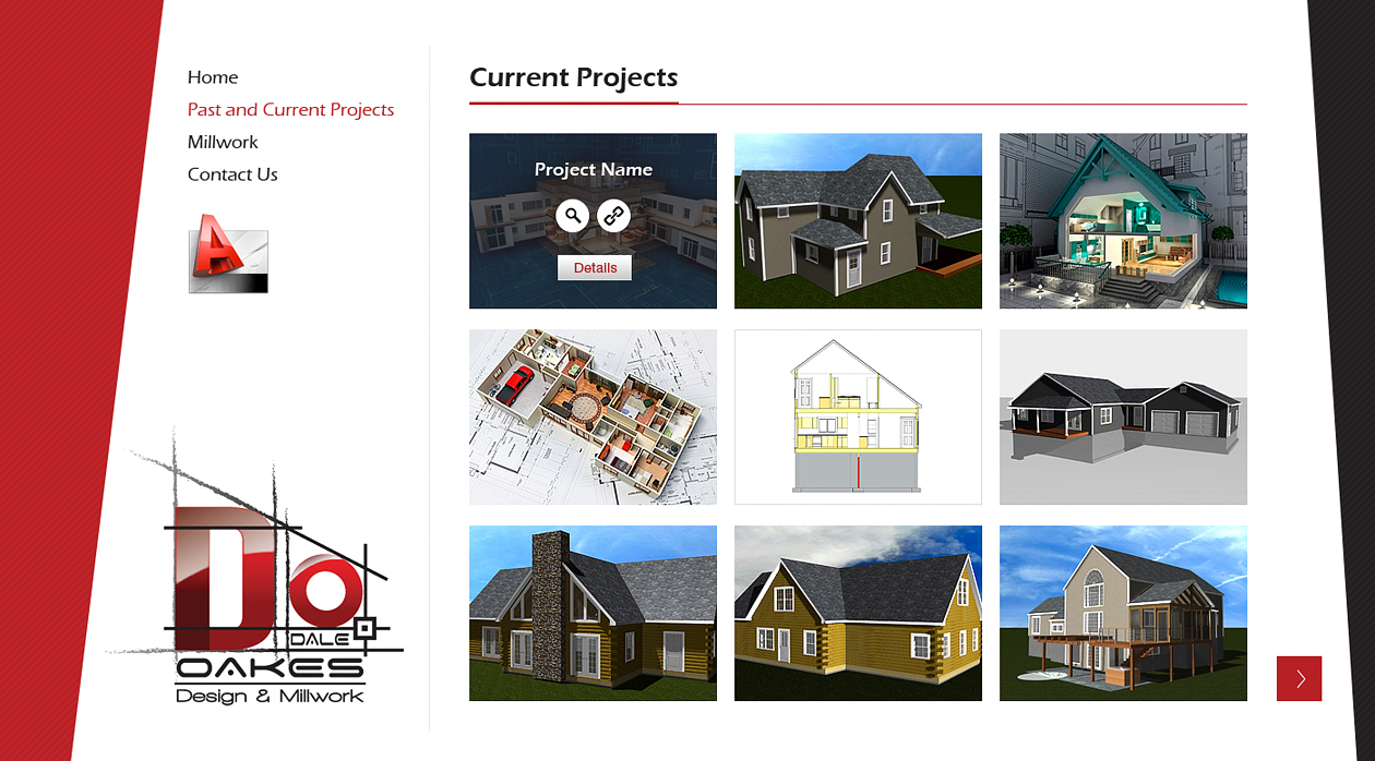 Web-Design von Latest Design Ideas für Oakes Design & Millwork | Design #3142996