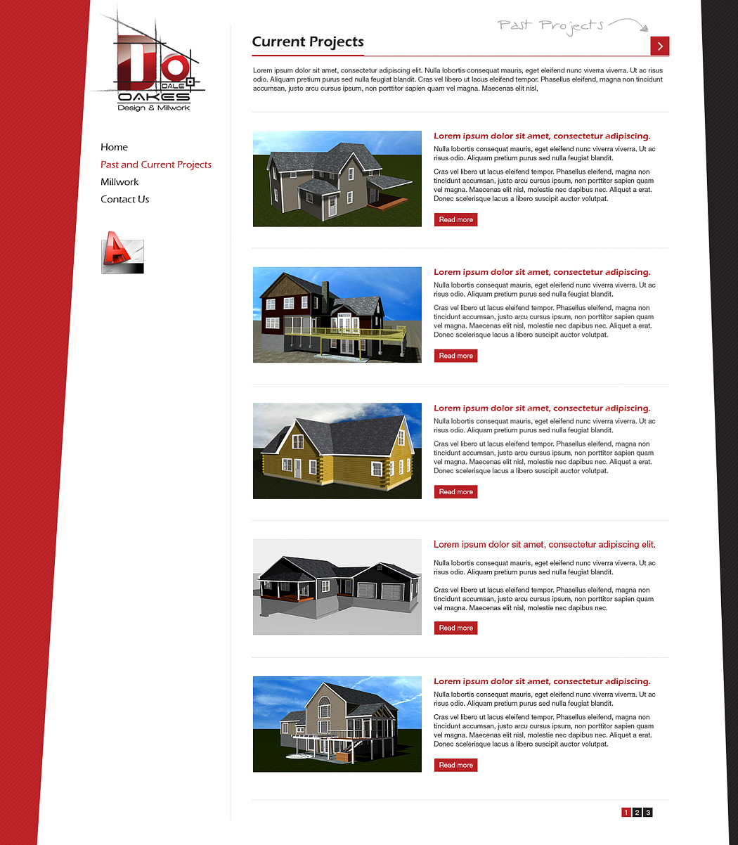 Web Design by Latest Design Ideas for Oakes Design & Millwork | Design #3148595