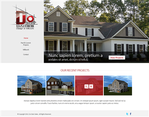 Web Design by Latest Design Ideas for Oakes Design & Millwork | Design: #3150665