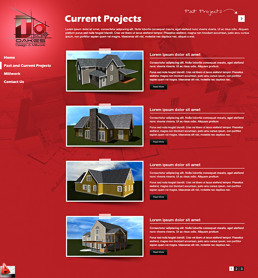 Web Design par Latest Design Ideas pour Oakes Design & Millwork | Design #3177454