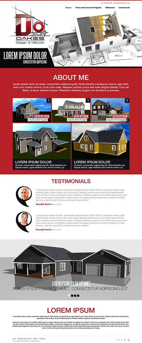 Web Design by Latest Design Ideas for Oakes Design & Millwork | Design #3215581