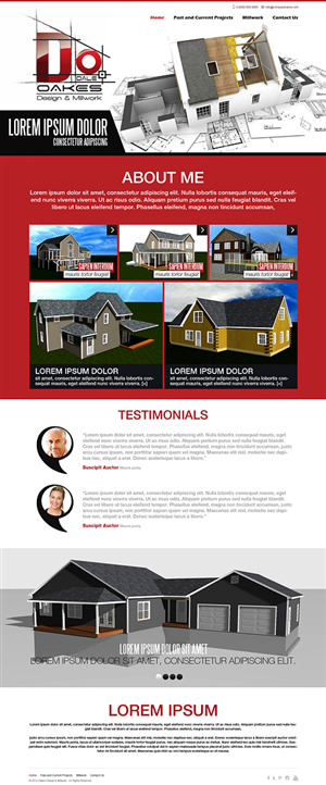 Web Design by Latest Design Ideas for Oakes Design & Millwork | Design: #3215581