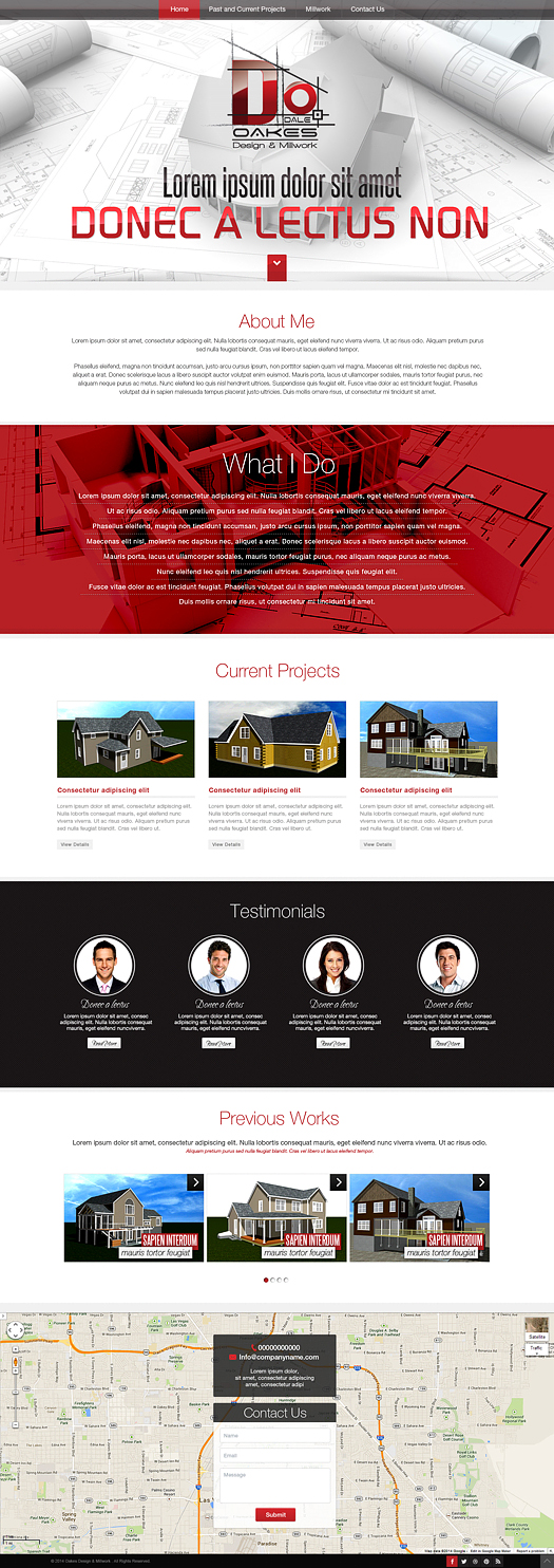Web Design by Latest Design Ideas for Oakes Design & Millwork | Design #3226622