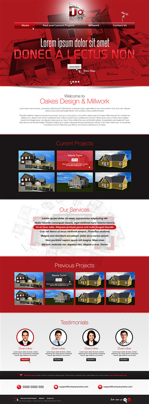 Web Design by Latest Design Ideas for Oakes Design & Millwork | Design: #3230829